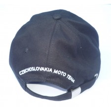 KŠILTOVKA VYŠÍVANÁ - ČERNÁ - ČZ LOGO - CZECHOSLOVAKIA MOTO TEAM